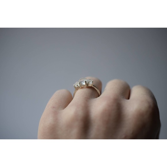 Unique Engagement Ring Handmade Natural Crystal Ring Dainty Boho Ring - Picture 5 of 9